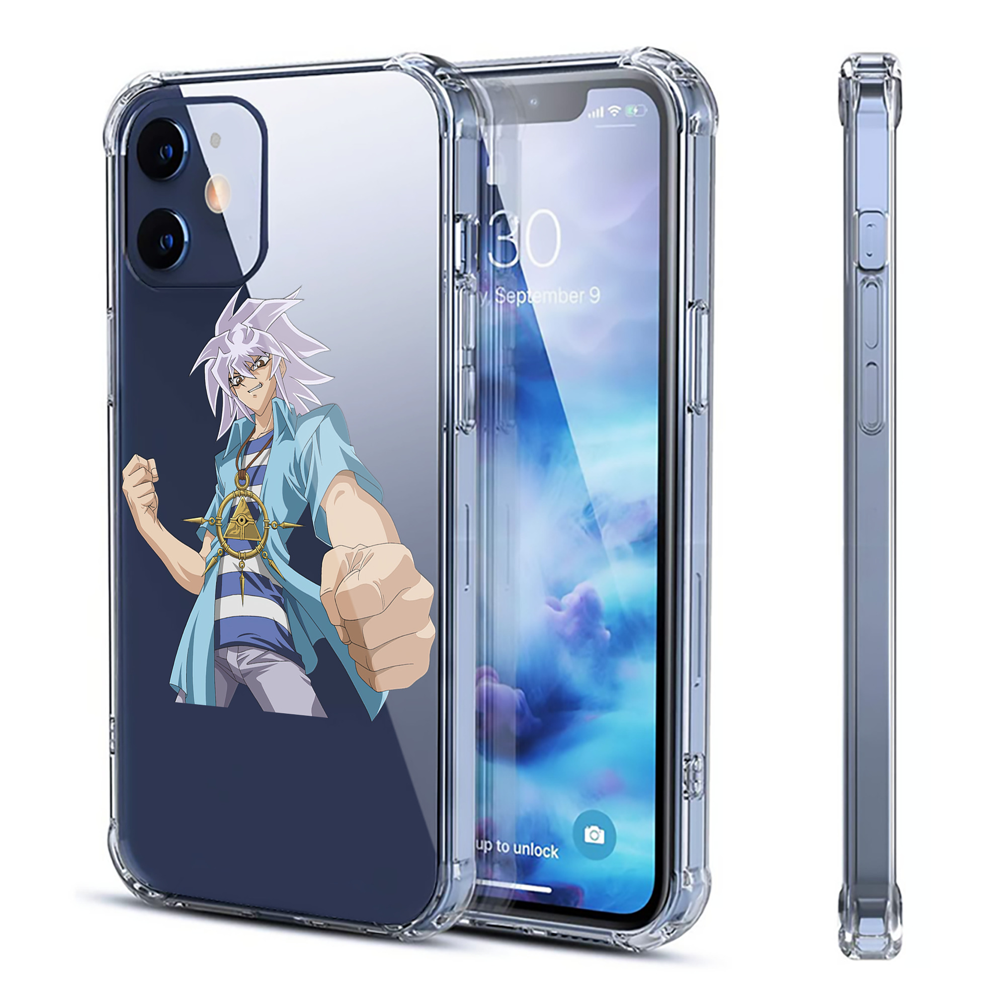 （画像用） 遊☆戯☆王 Yu-Gi-Oh! 【iPhone 12シリーズ対応】透明スマホケース（クリアソフトケース）
